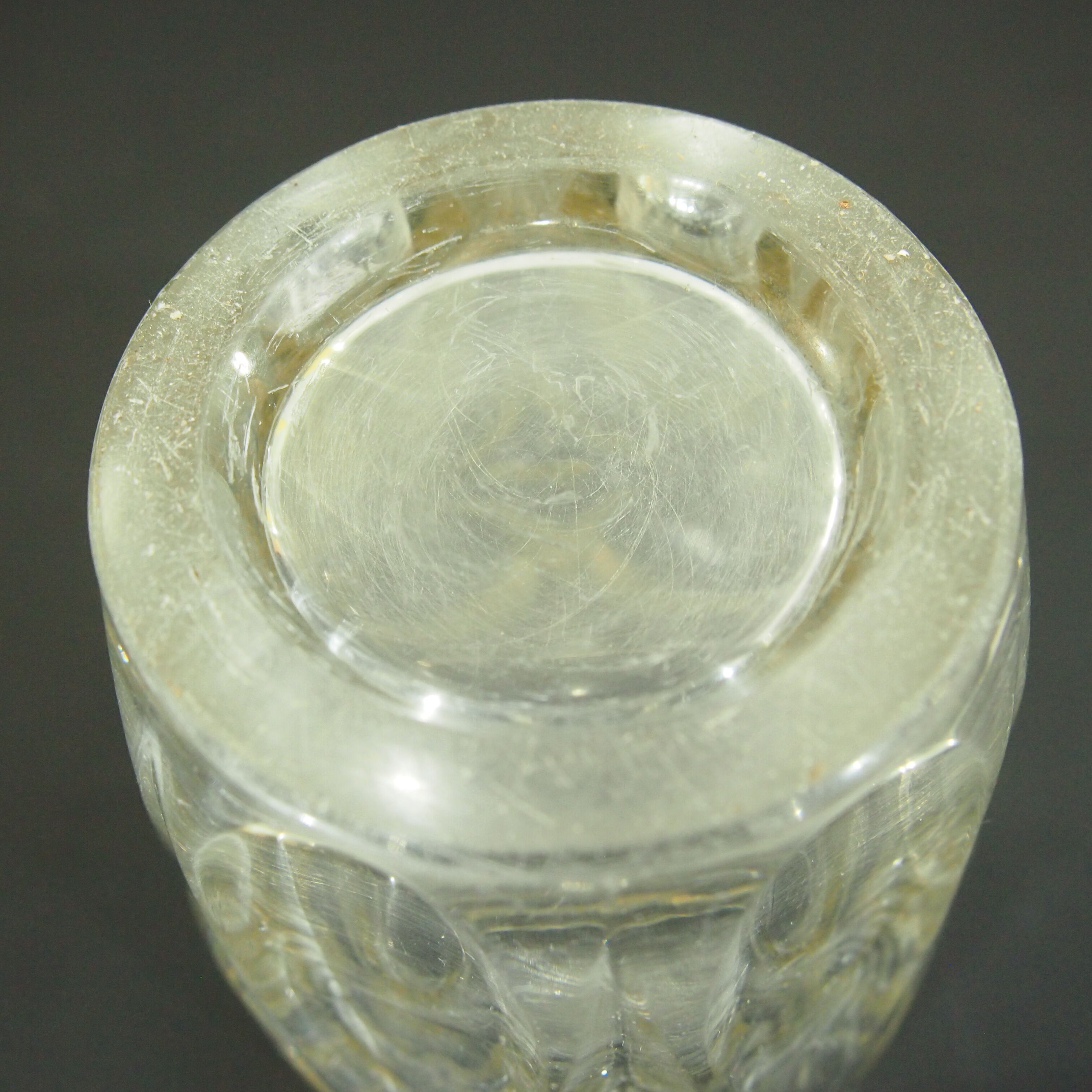 Glass vase vintage