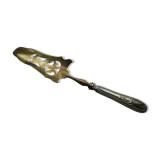 Openwork pie shovel with silver and gold metal hallmarked