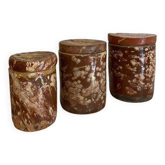 Italian 19th-century glazed daggerboards