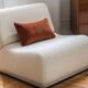 Modular wool chaise longue from The Socialite Family