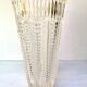 Vintage chiseled glass vase
