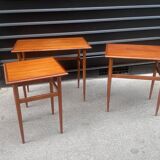 Scandinavian teak nesting table, 1960