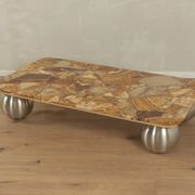 Table basse exclusive en onyx