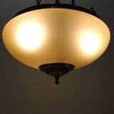 Glass and brass / vintage suspension