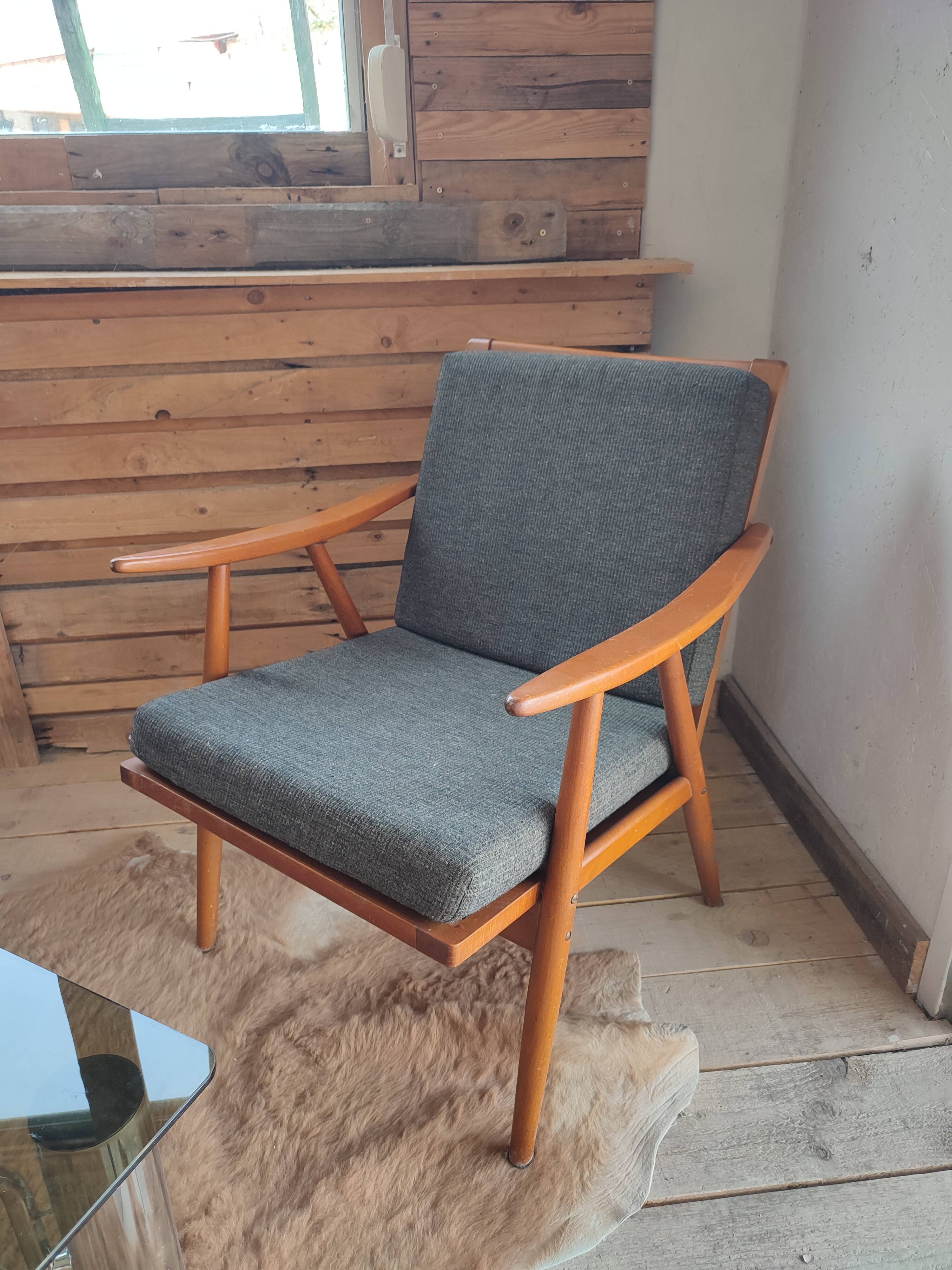Fauteuil Thonet boomerang