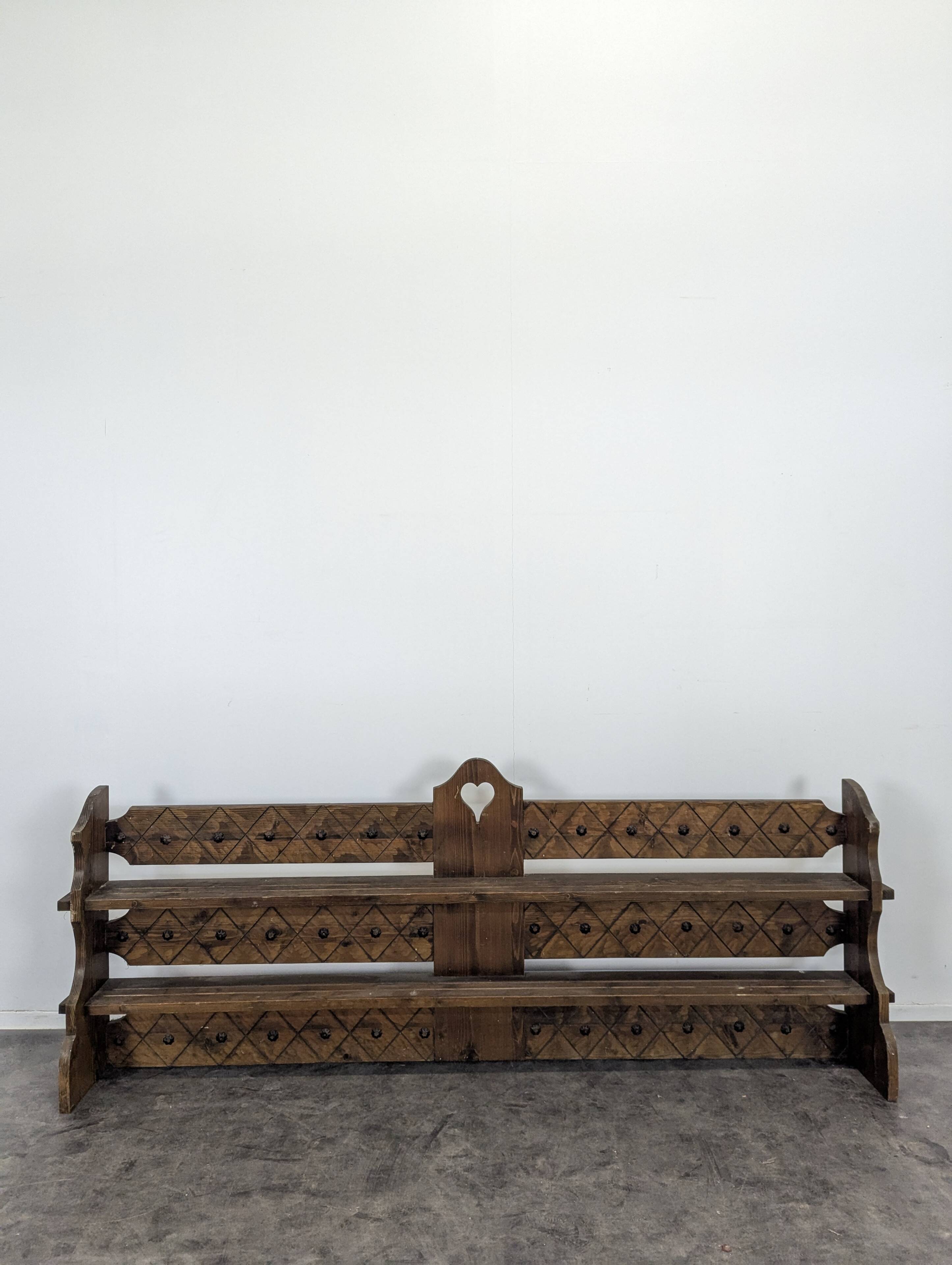 Medieval style wall shelf