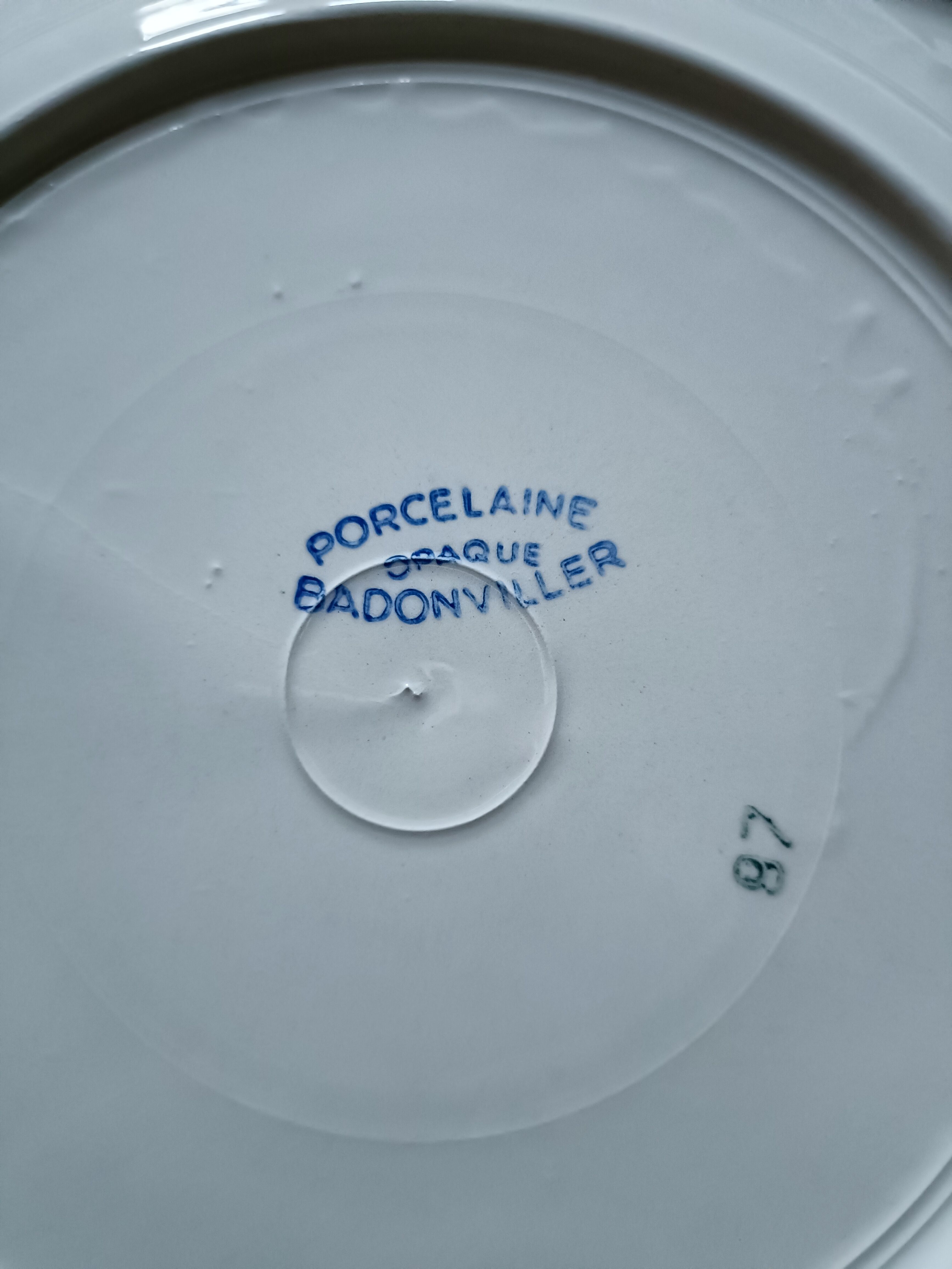 Set of 5 Badonvillers plates