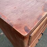 Art Deco chest of drawers, 1950s, in wood