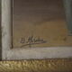 Paint pot flowers signed framework