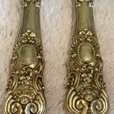 Golden cutlery in vermeil Style Louis XIV Period Napoleon III 19th century