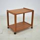 Table d'appoint Aksel Kjersgaard chariot en teck danois des années 1960 scandinave