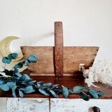 Old wooden basket