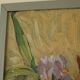 Original Swedish floral still life oil on panel painting