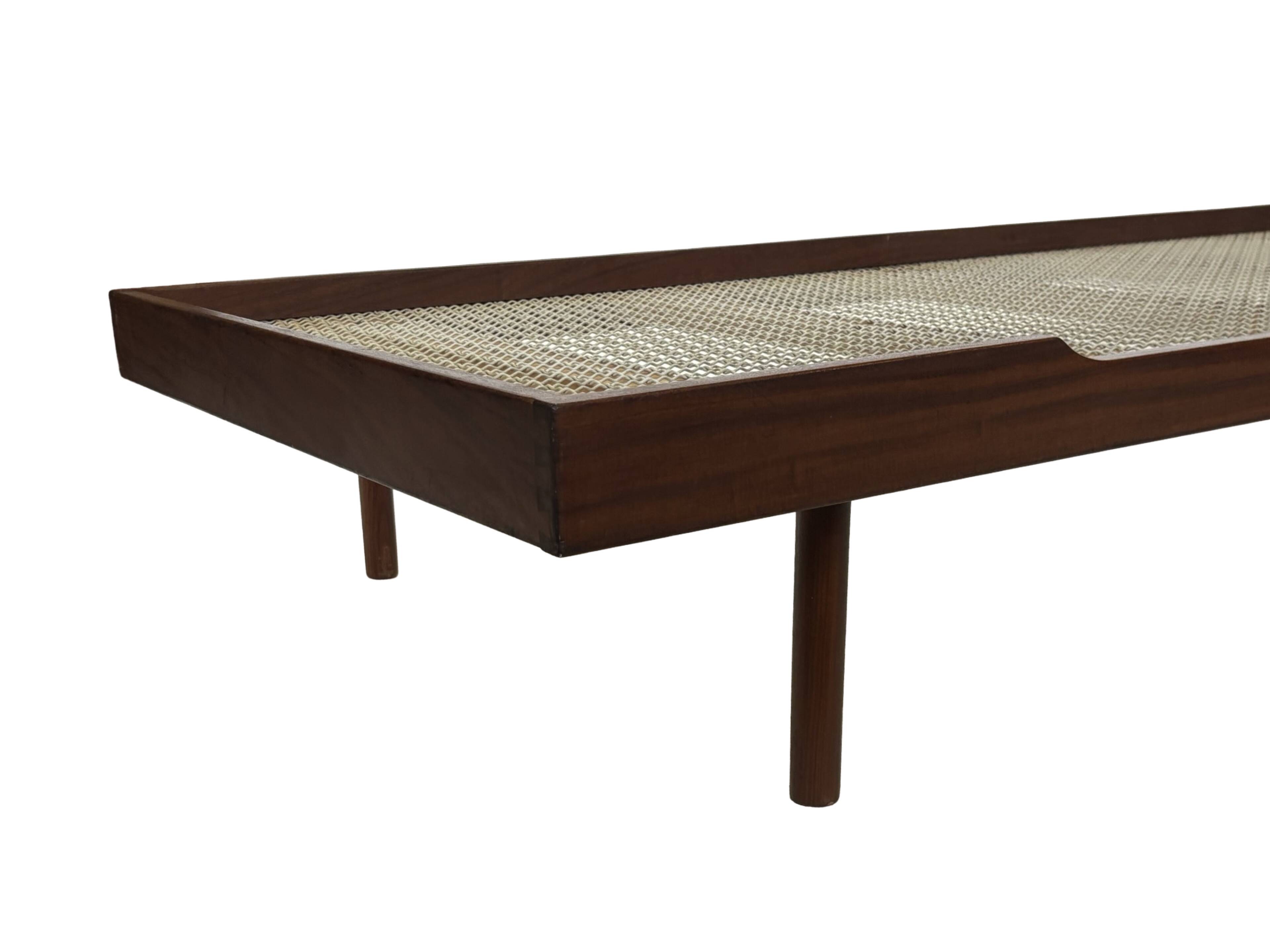 Vintage daybed minimalist design in Teak 1960s