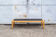 Banc en bois et cuir par Salmistraro, Italie, années 80