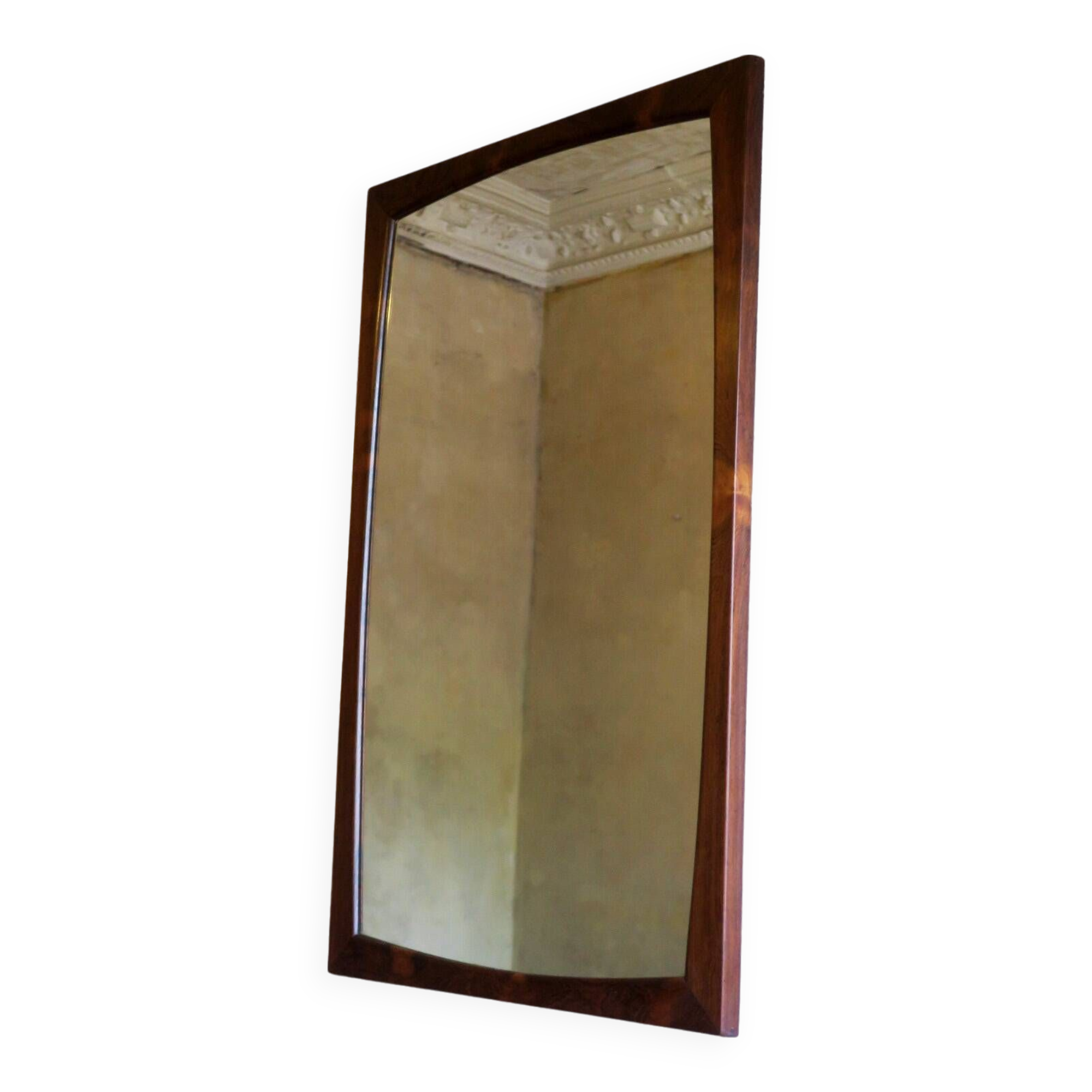Miroir mural danois en palissandre par Aksel Kjersgaard, 1960
