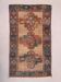 Antique caucasian rug 155x88 cm vintage, wool, red