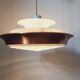 Rare Midcentury Pendant in Style of Louis Poulsen, Denmark, 1970s