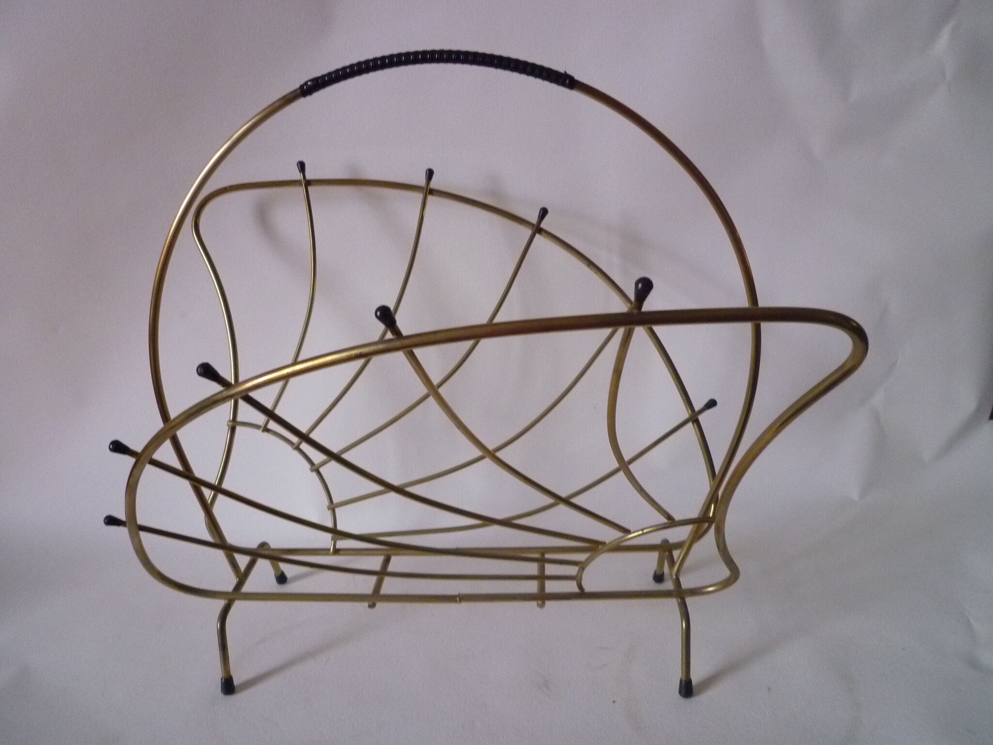 50s gold plated magazine rack
