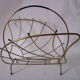 50s gold plated magazine rack