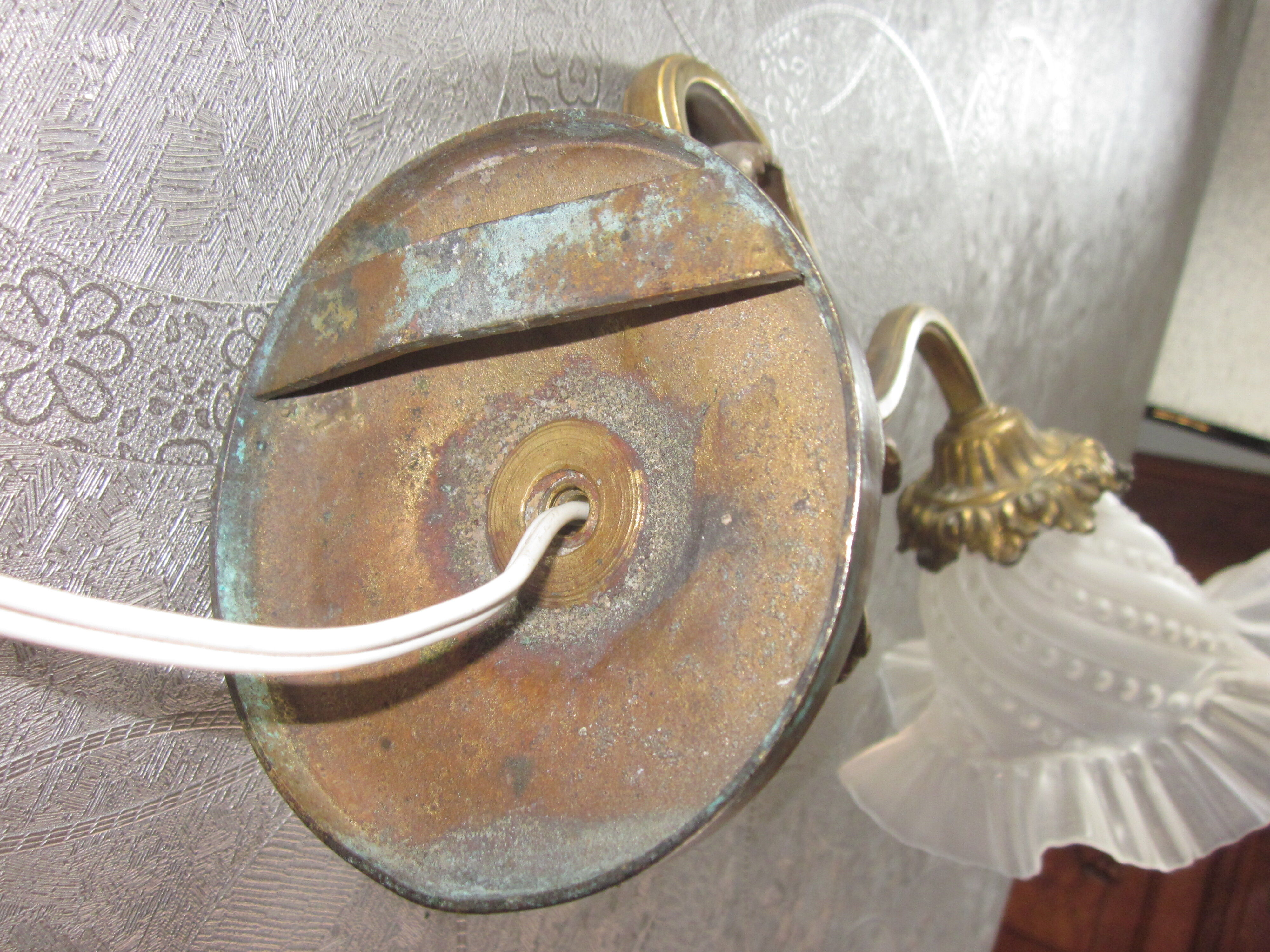 Bronze sconce