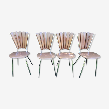 4 chaises vintage