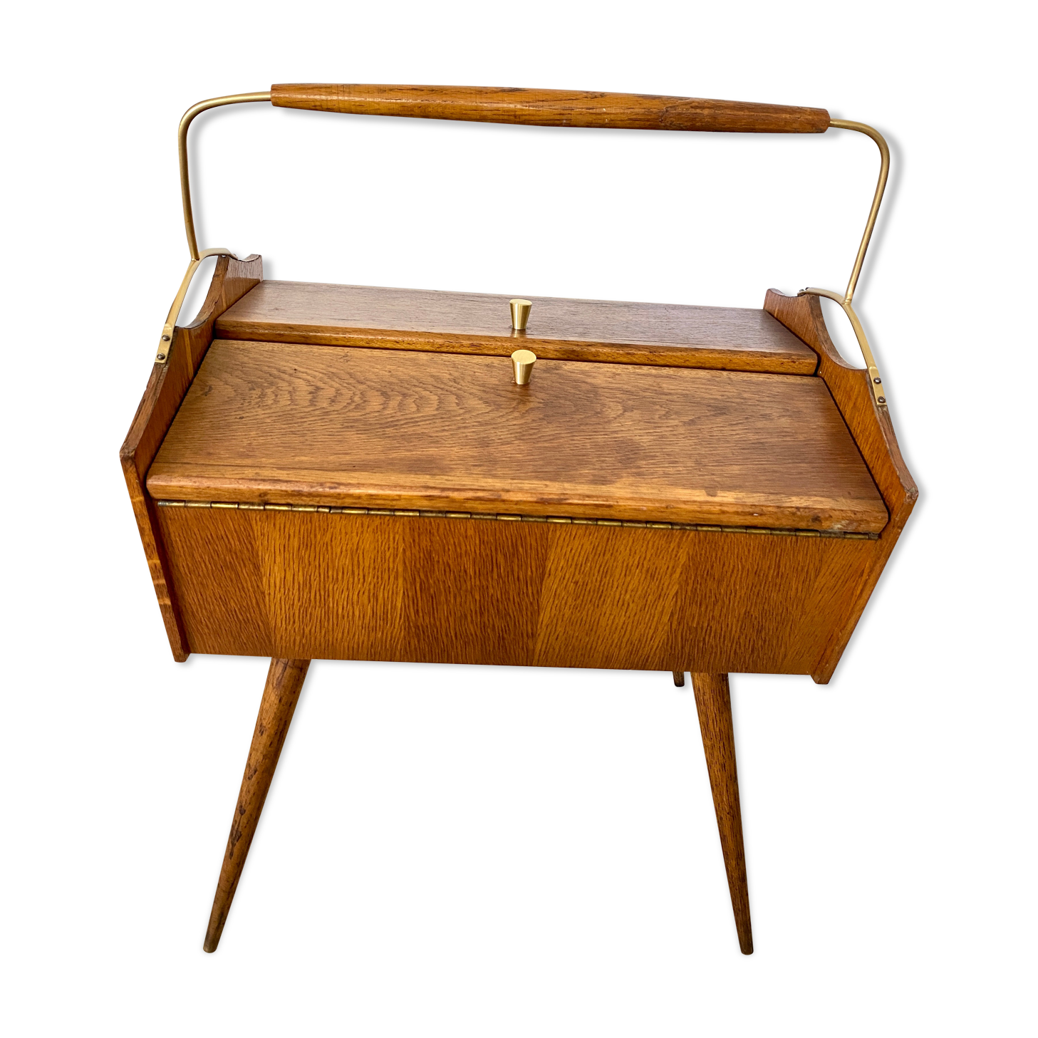 Vintage worker compass feet