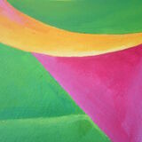 Abstract painting orphism style