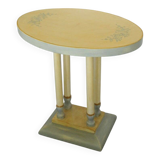 Art Deco hand-painted side table, 1930s