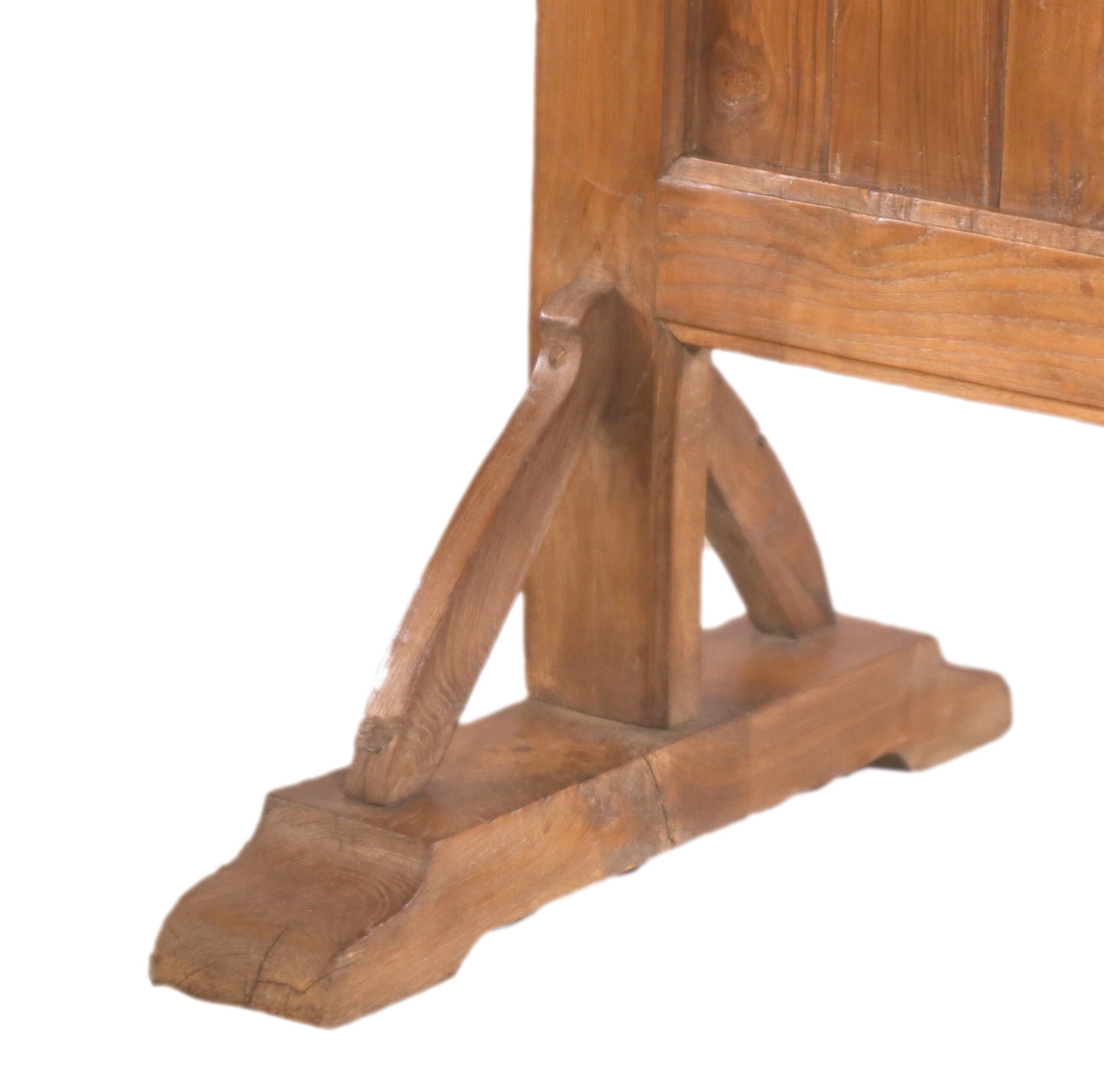 Screen - ancient Burmese teak partition