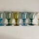 Set of 6 glasses Biot wine 1960