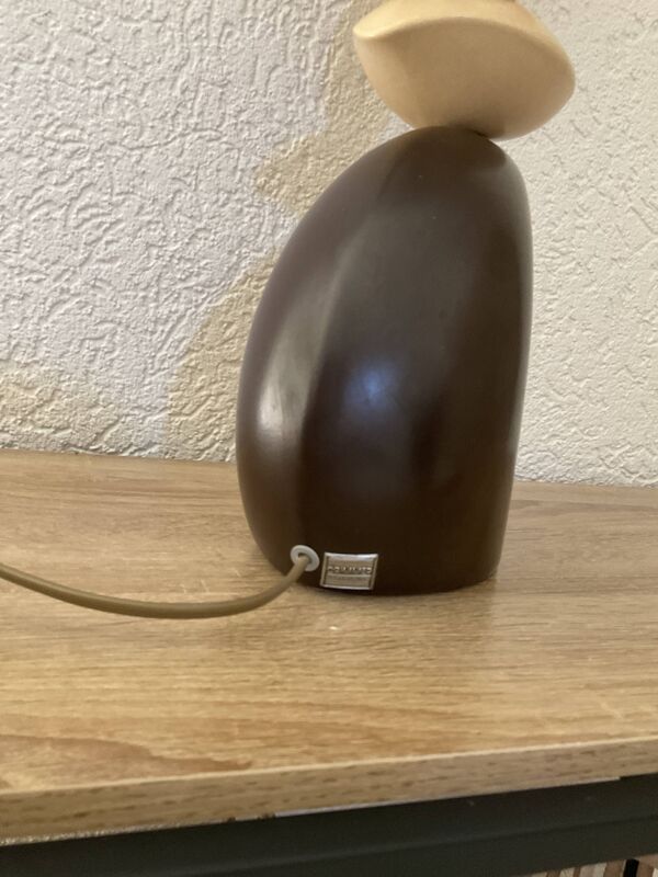 Lampe stylisée bateau sur la vague - Louis Drimmer -  année 70