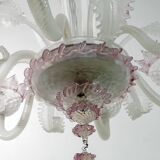 20th Century Modern Venetian Murano Glass Chandelier "Ca'rezzonico" Style