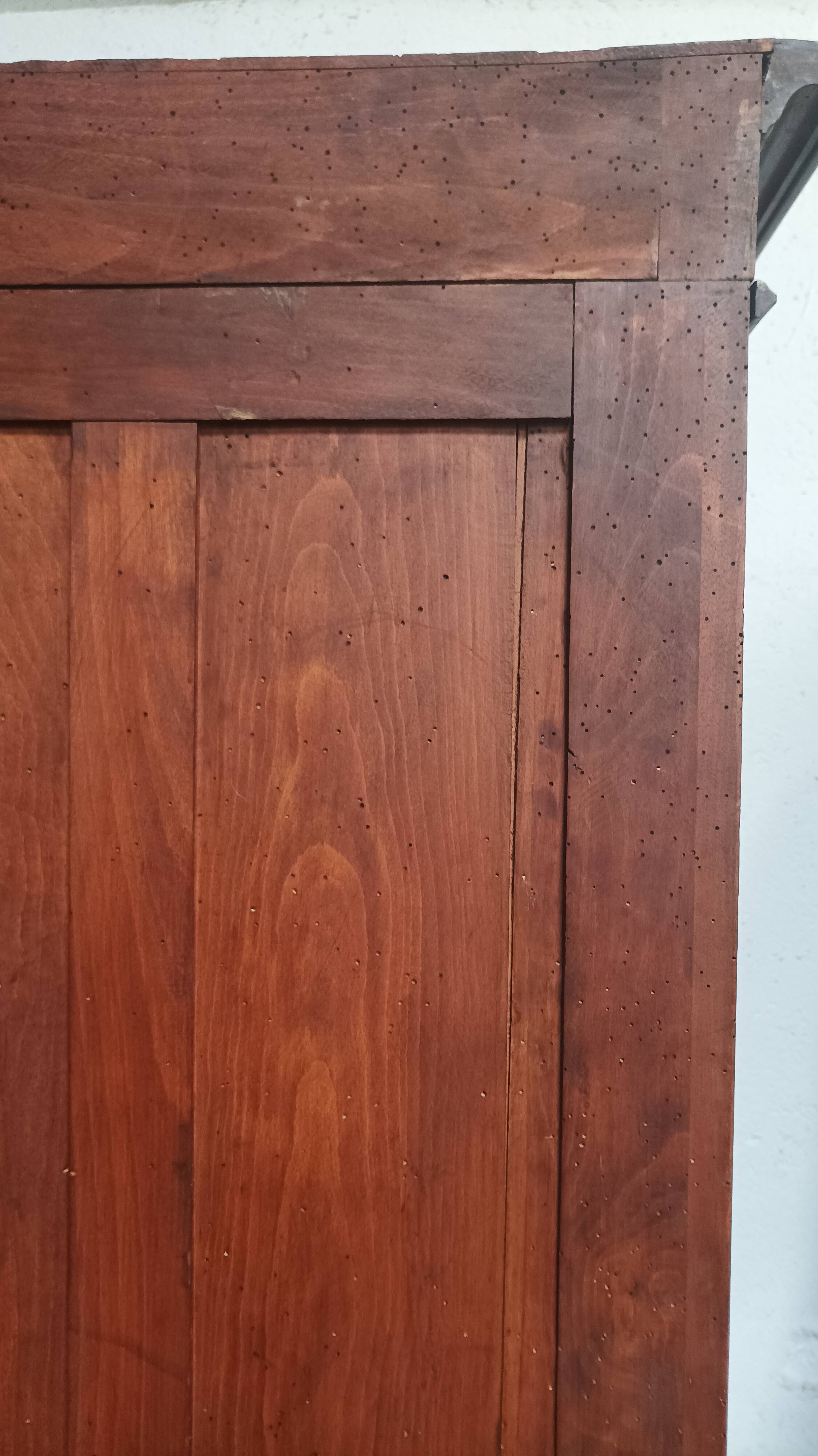 Art Nouveau carved walnut cabinet