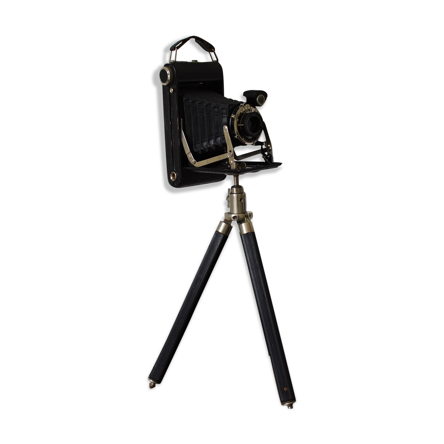 Kodaks black bellows camera