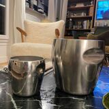 Buckets for cooling champagne and wine Alessi Alfra model 872 by Luigi Massoni and Carlo Mazerri