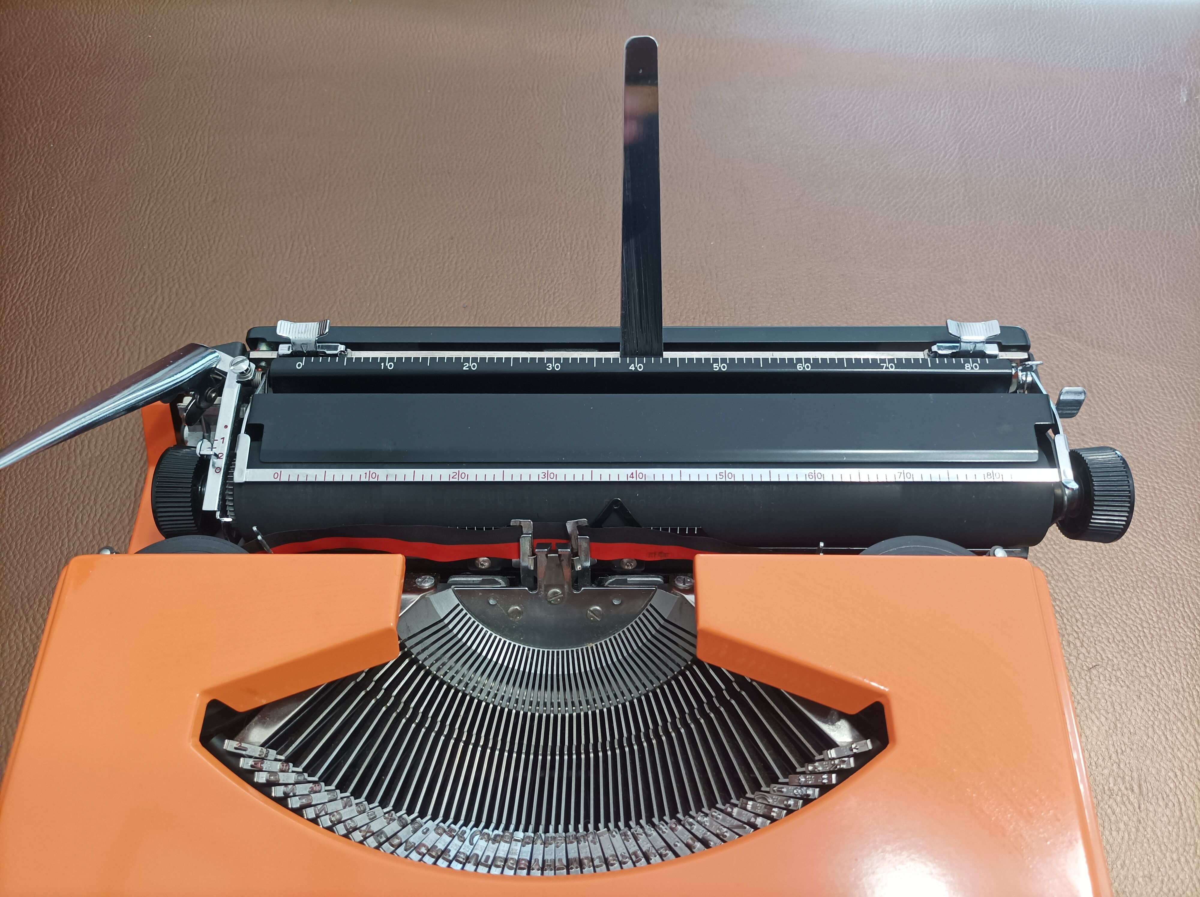 Typewriter Silver Reed 280 Orange Controlled Ribbon Ok