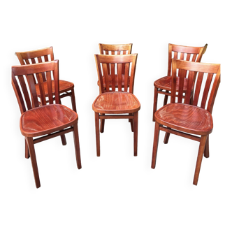 Lot de 6 chaises ancienne en bois