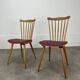 Pair of Baumann Menuet chairs from the 60s