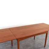 Mid-Century Danish Teak Extendable Dining Table, 1960s.