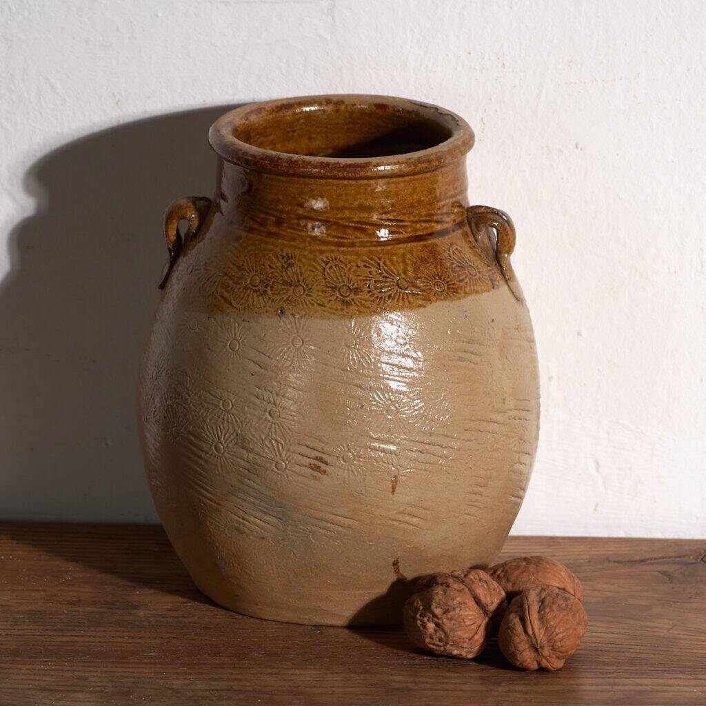 Ancient Chinese glazed stoneware vase – China, circa 1900