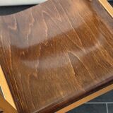 Chaise vintage en bois courbé Schell