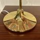 Paire de lampes verre et métal Design scandinave 1960.