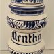 Pharmacy ceramic pot with mentha inscription
