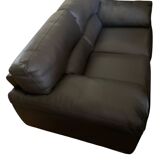 Canapé OFF SHORE Roche Bobois cuir Marron