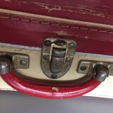 Authentic cardboard suitcase from the 60s