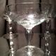 Set of 3 vierzon crystal glasses emma model 1930 1940