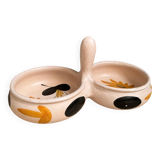 Double ramekin from the Marais pottery, 1960s-70s