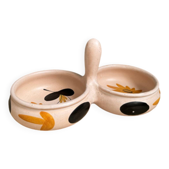 Double ramequin Poterie du Marais, années 60-70