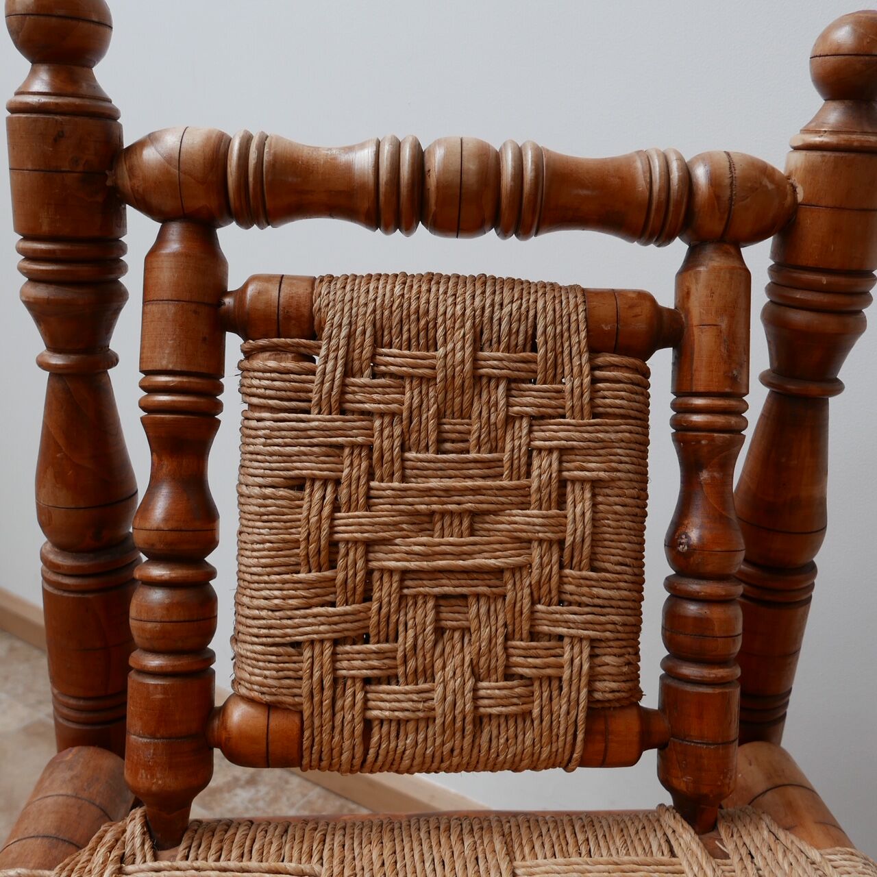 Pair of mid-century French easy lounge chairs